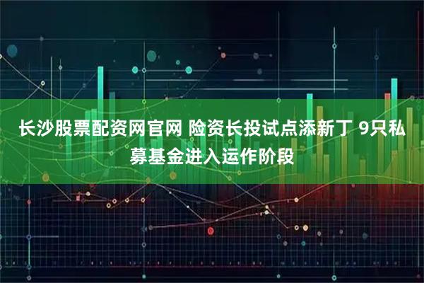 长沙股票配资网官网 险资长投试点添新丁 9只私募基金进入运作阶段